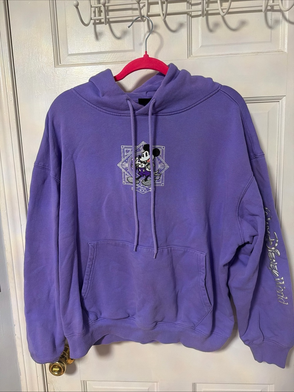 Disney Purple Mickey Mouse Cowl Hoodie